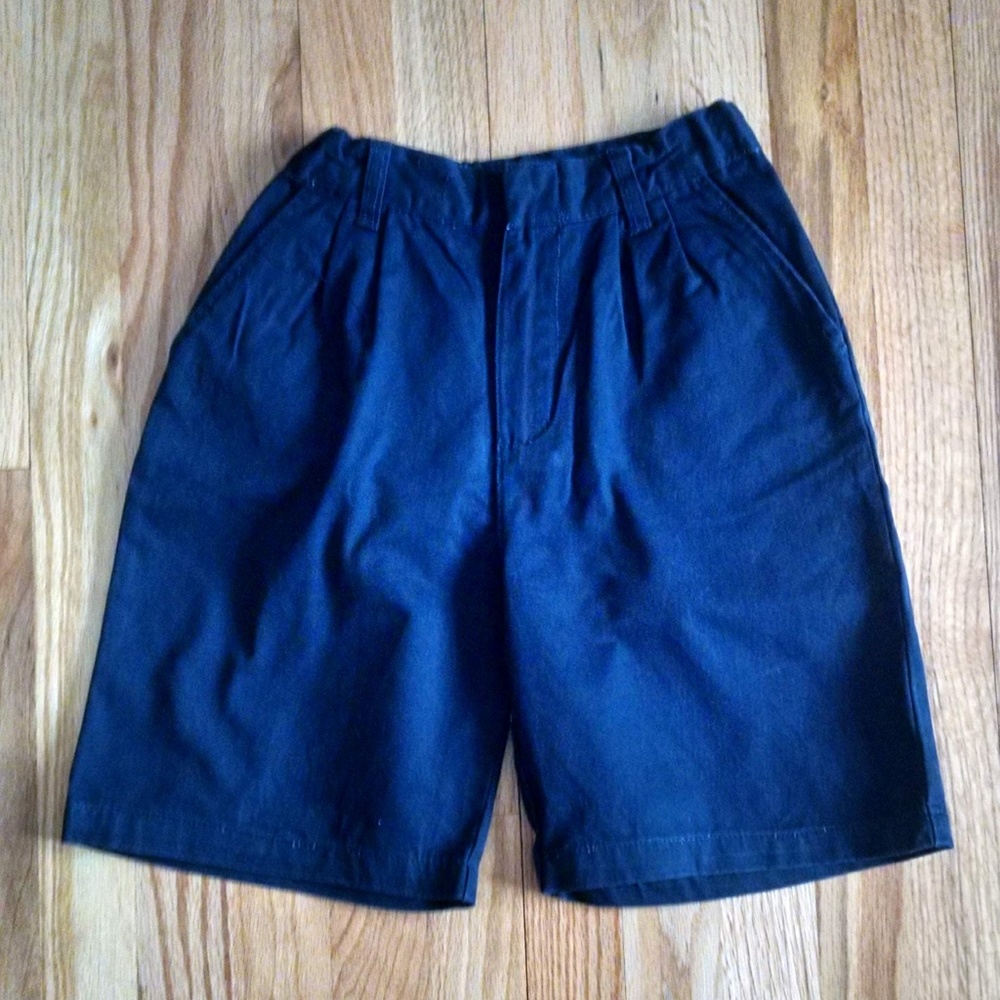 school uniform navy blue shorts size 12 NWOT